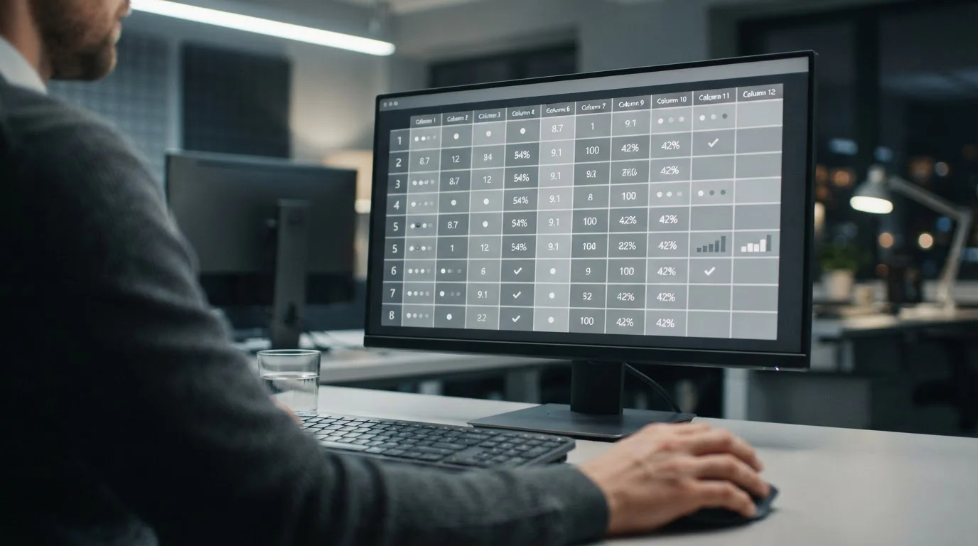 Vergleichstabelle verschiedener Wettanbieter auf Computerbildschirm