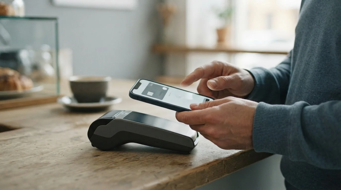 Kontaktlose Zahlung mit dem Smartphone für mobile Wetten
