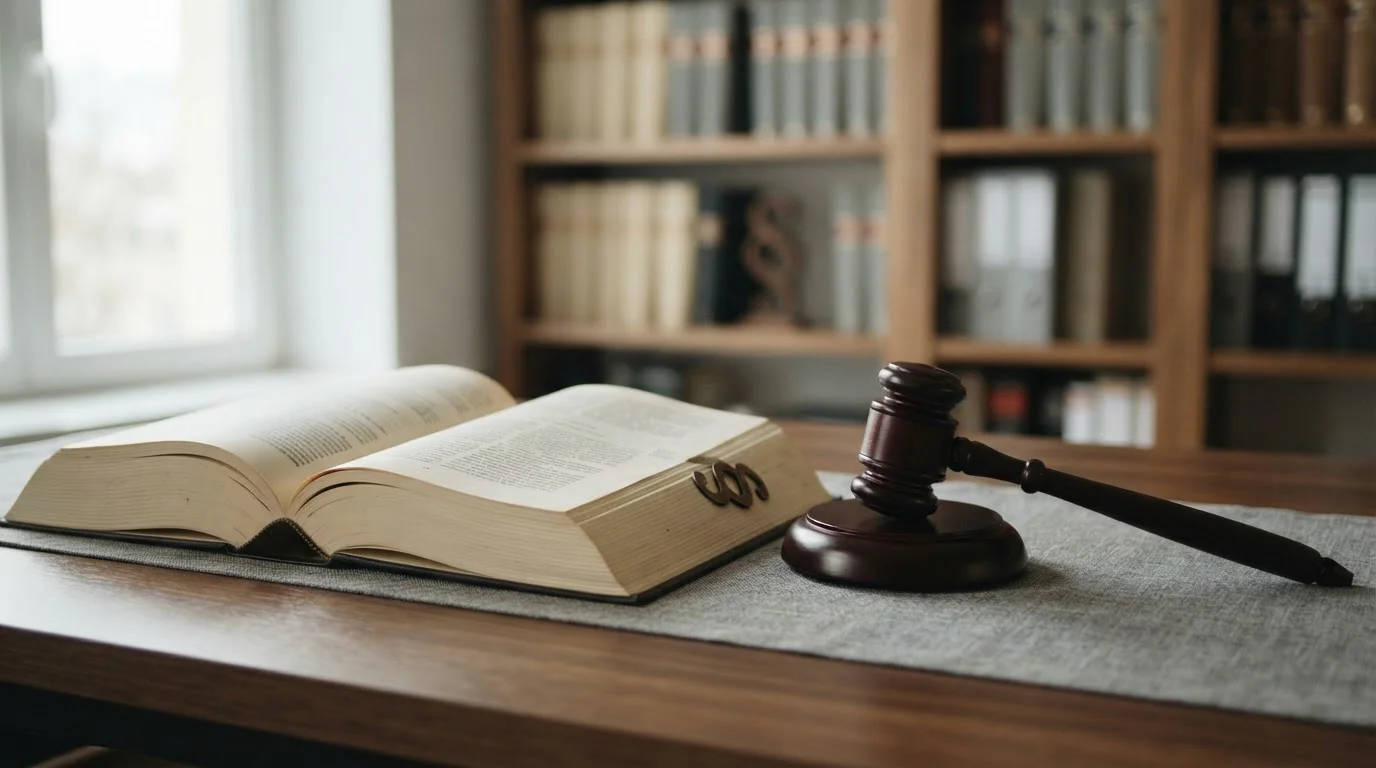 Gesetzestexte und Paragrafenzeichen stehen für den rechtlichen Rahmen der Wettsteuer
