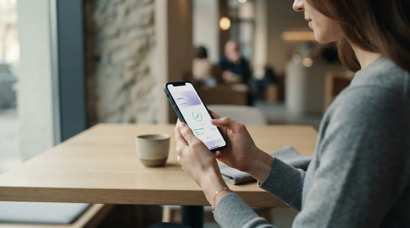 Einzahlungsvorgang mit digitalem Wallet beim Wettanbieter