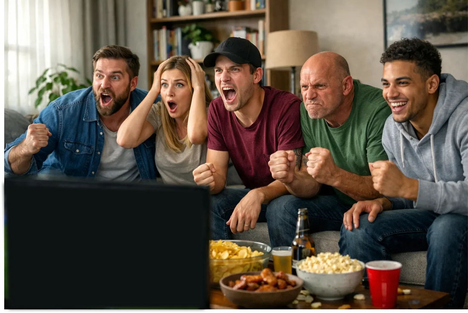 Fans reagieren überrascht auf ein unerwartetes Spielergebnis